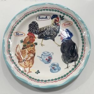 Anthropologie Nathalie Lete 3 French Hens